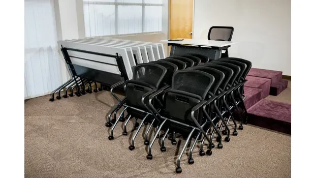 Grey Top / Titanium Frame - Room Scene Nested