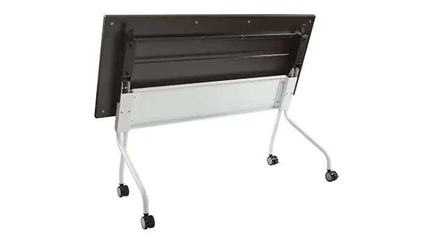 Espresso Top / White Frame - Back View Up Position