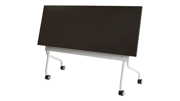 Espresso Top / White Base - Front View Up Position