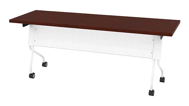 Mahogany Top / White Base