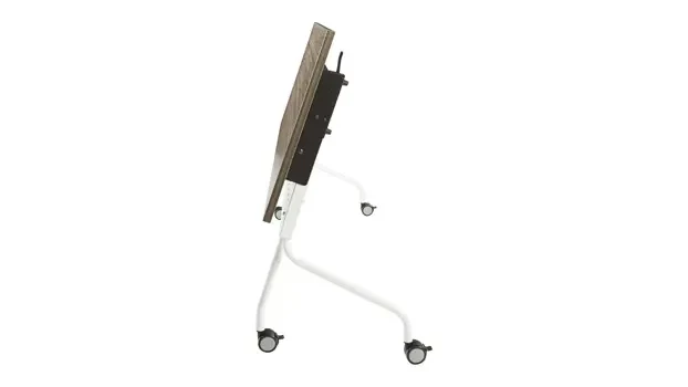 Urban Walnut / White Base - Side View - Up Position