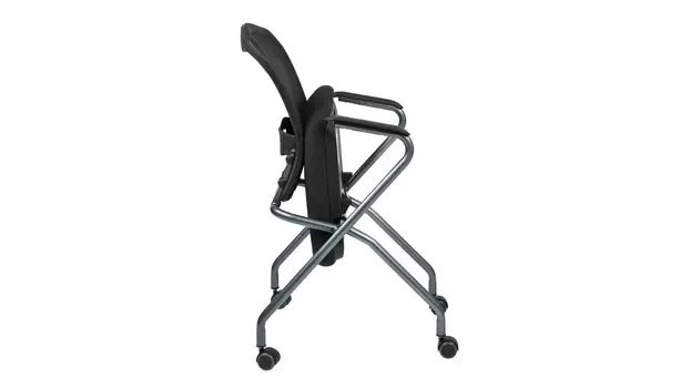 Side View - Seat Up in Nesting Position