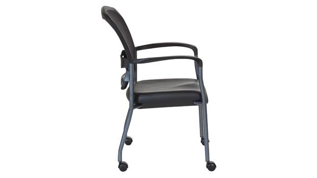 Dillon Polyurethane - Black - Side View