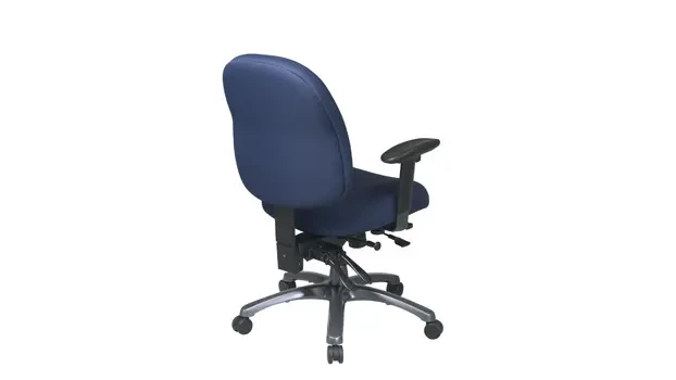 Icon Fabric - Navy - Back View