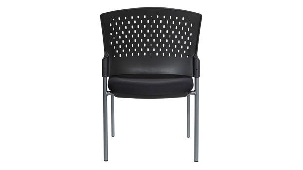 Linen Fabric - Black - Rear View