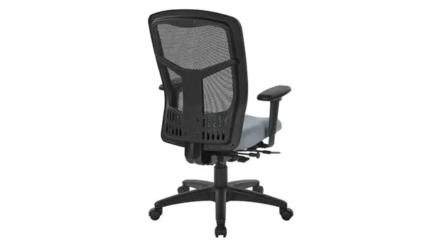 Colored Fabric Mesh - Grey - Back View