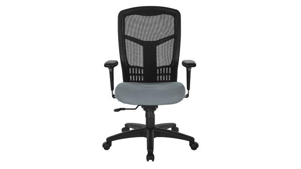 Colored Fabric Mesh - Grey - Front View