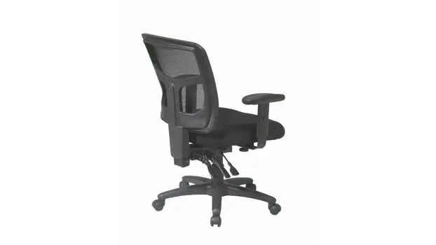 Linen Fabric Black - Back View