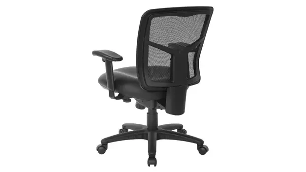 Dillon Polyurethane - Black - Back View