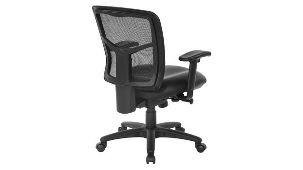 Dillon Polyurethane - Black - Back View