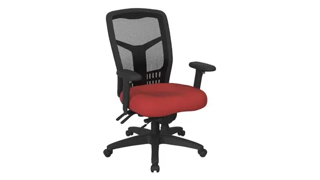 Colored Mesh Fabric - Red