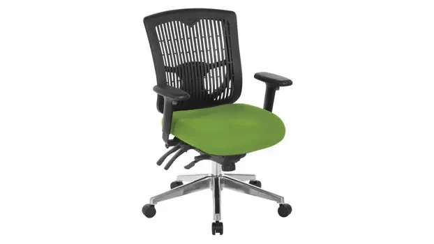 Green Mesh Fabric Seat