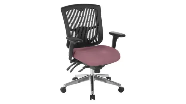 Mauve Linen Fabric Seat