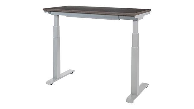 Slate Grey Top - Silver Base - Back View