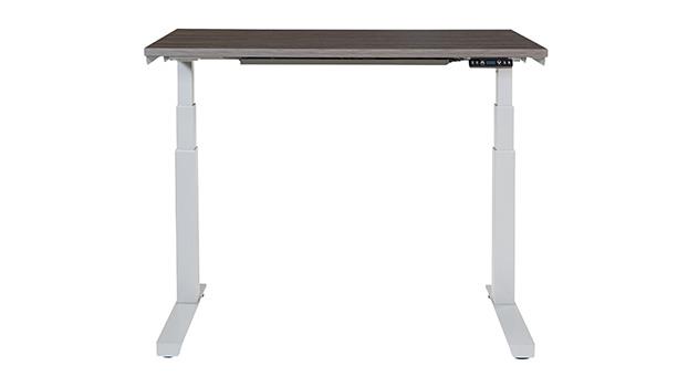Slate Grey Top - Silver Base - Front View