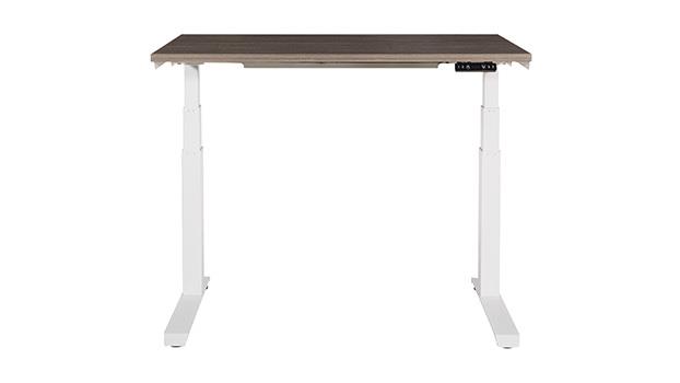 Urban Walnut Top - White Base - Front View