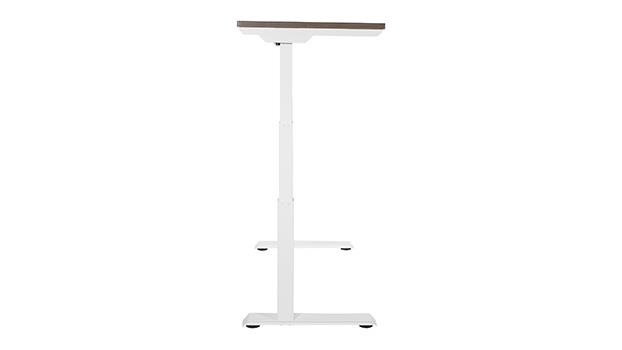 Urban Walnut Top - White Base - Side View Up