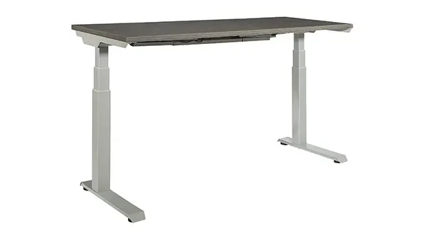 Slate Grey Top - Silver Base