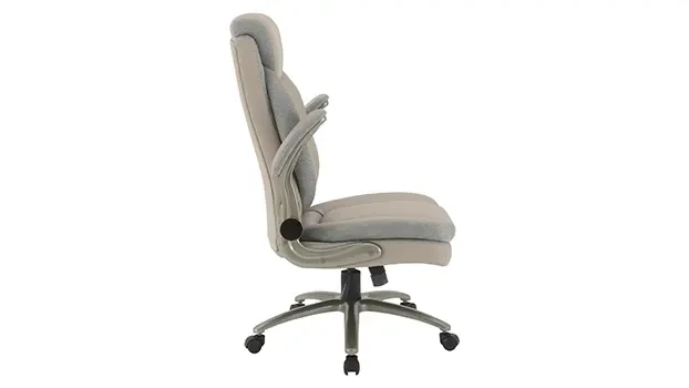 Taupe - Side View - Flip Arms Up