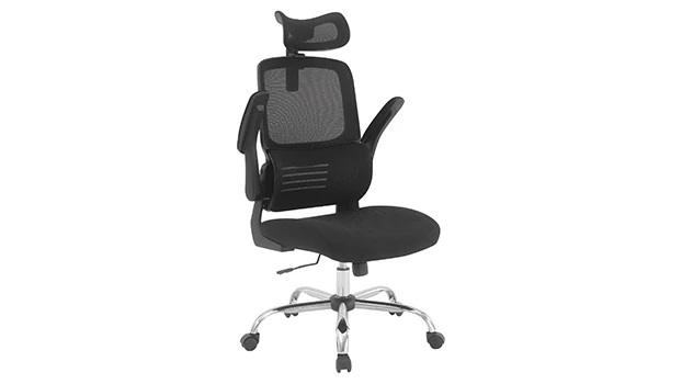 Black Frame - Black Fabric/Mesh - Arms Up