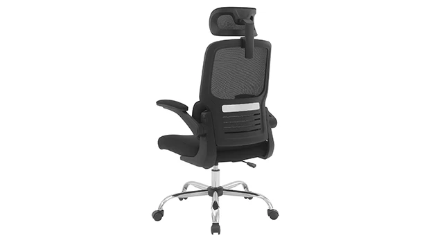 Black Frame - Black Fabric/Mesh - Back View