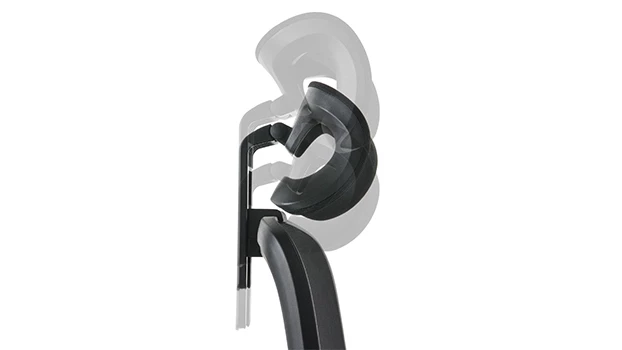 Black Frame - Black Fabric/Mesh - Adjustable Headrest