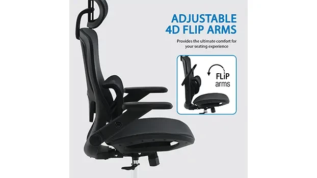 Adjustable Flip Arms