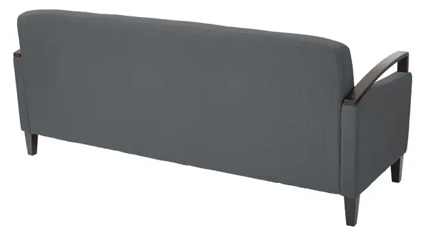 Woven Charcoal - Back View