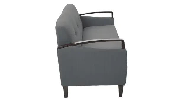 Woven Charcoal - Side View