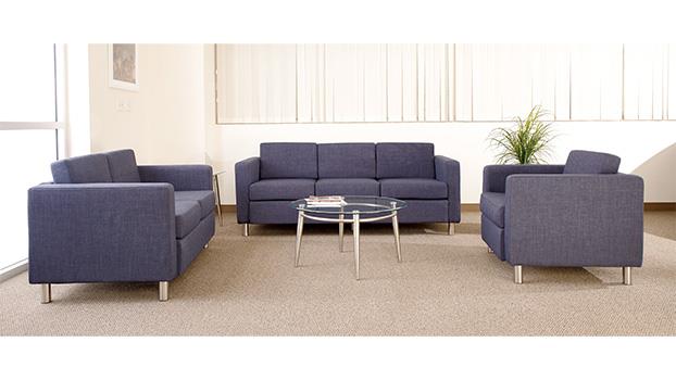 Navy Fabric Room Scene