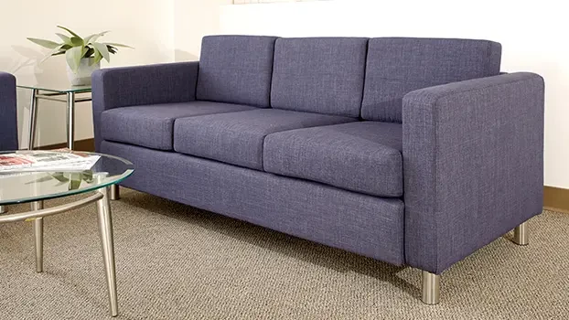 Navy Fabric Room Scene