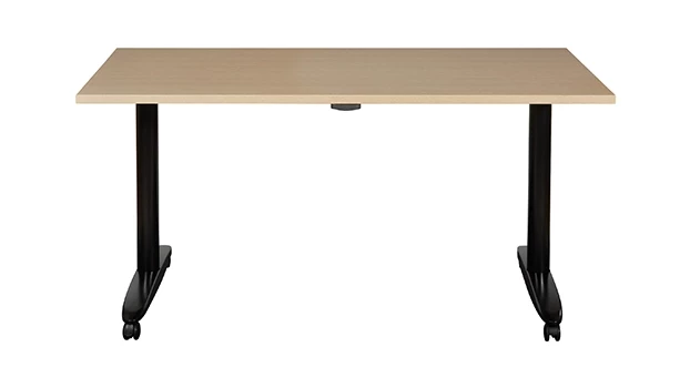 Flip Top Table - Natty Ash - Black Base