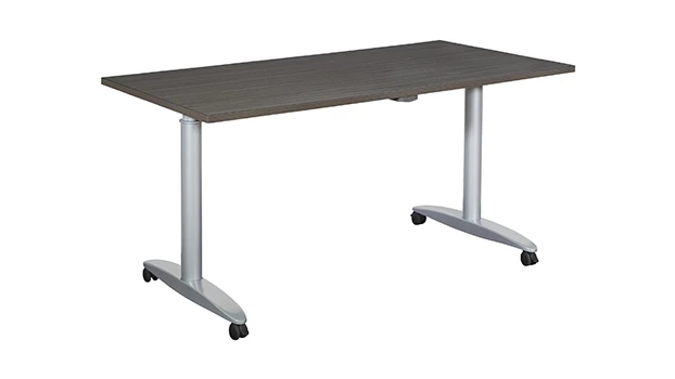 Slate Grey Top - Silver Base