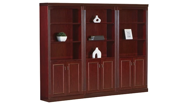 3 Door Bookcase - Wall Unit
