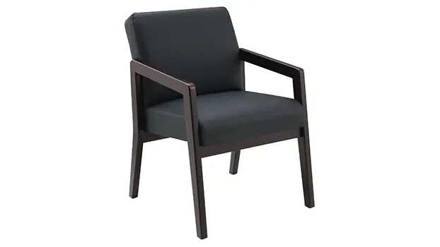 Espresso Frame - Black Seat/Back