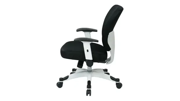 Black Fabric Mesh Left Side View