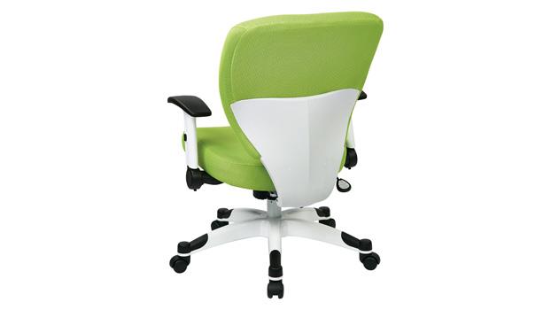 Green Fabric Mesh Back Right View