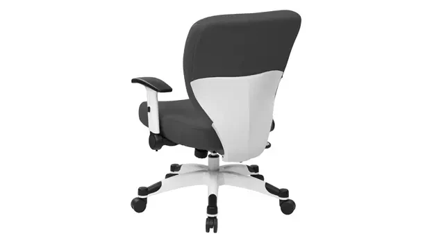 Grey Fabric Mesh Back Right View