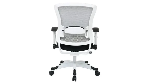 Black Fabric Mesh Back View