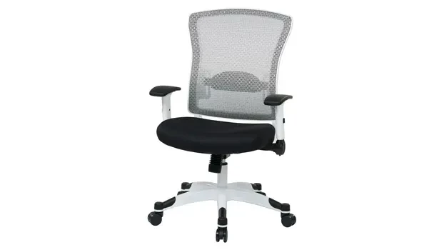 Black Fabric Mesh Right Front View