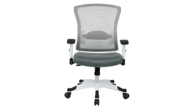 Grey Fabric Mesh Front View