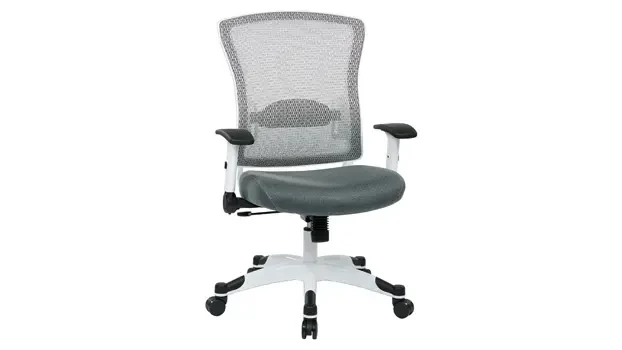 Grey Fabric Mesh Seat