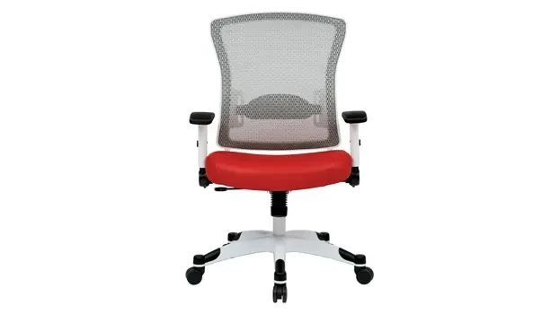 Red Fabric Mesh Front View