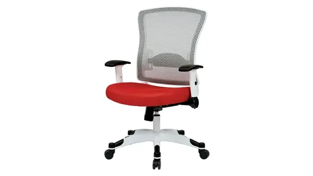 Red Fabric Mesh Right Front View