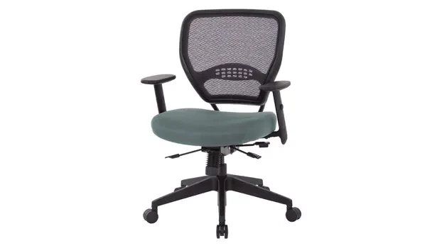 Grey Fabric Mesh Right Front View