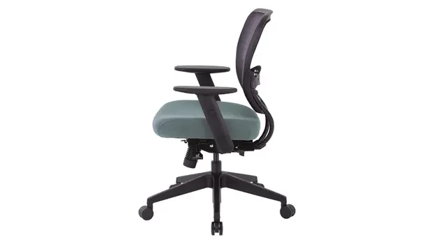 Grey Fabric Mesh Left Side View