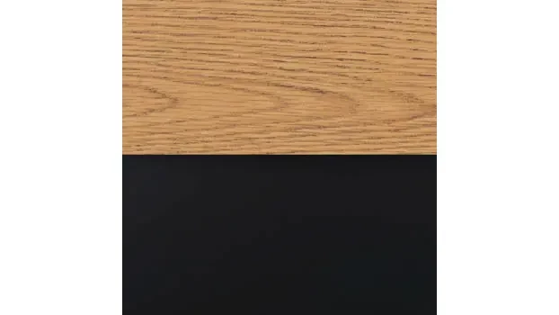 Medium Oak / Black Base