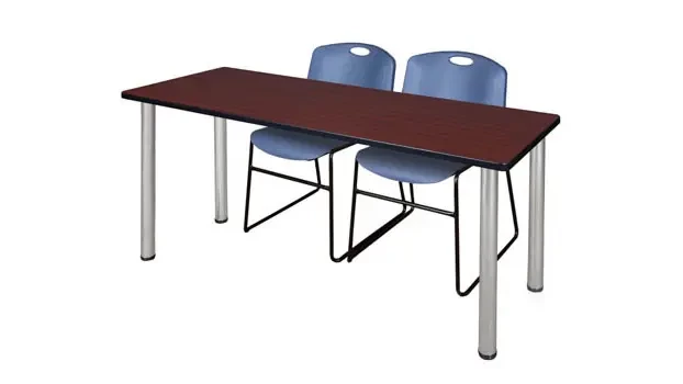 Mahogany/ Chrome/ Blue