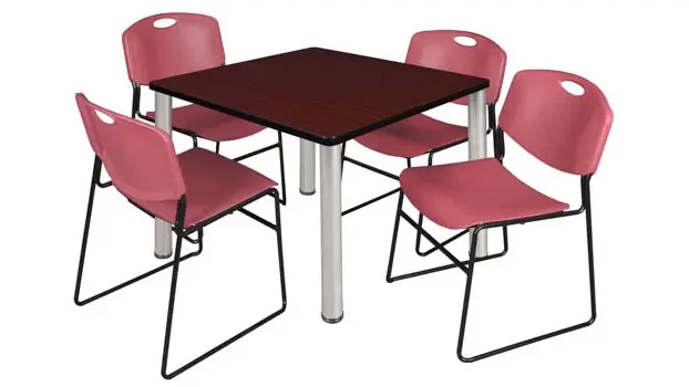 Mahogany/ Chrome/ Burgundy