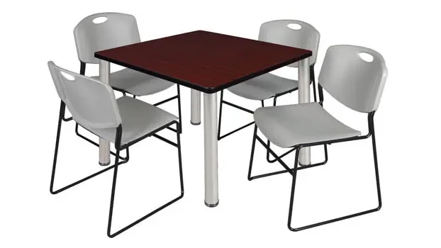 Mahogany/ Chrome/ Gray